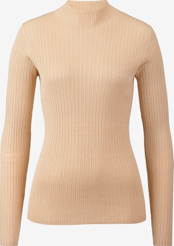 hessnatur Sweater in Beige: front