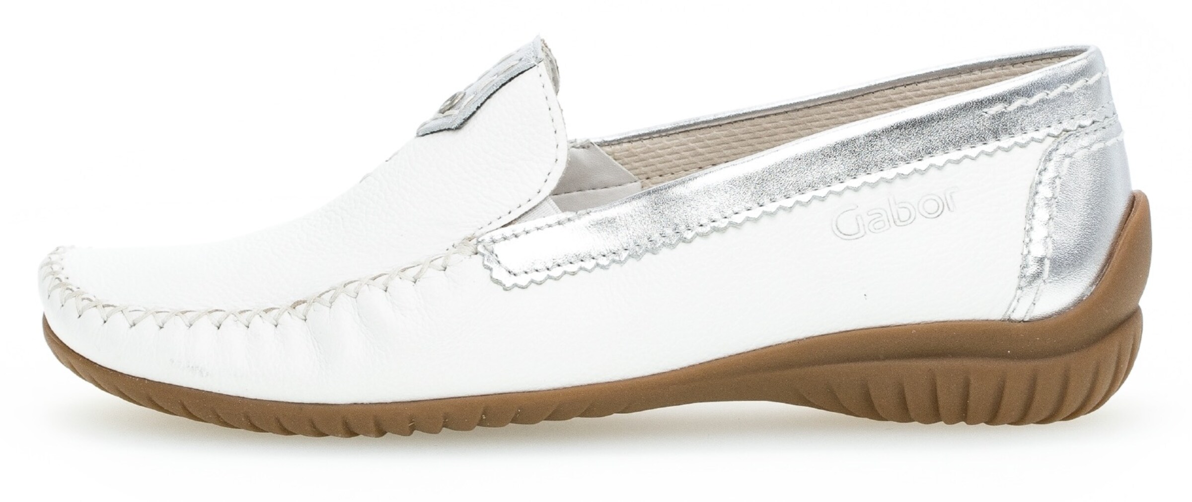 GABOR Moccasins in White