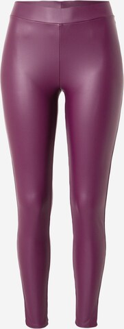 PIECES Skinny Leggings in Rot: predná strana