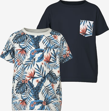 T-Shirt 'Valmas' NAME IT en bleu : devant