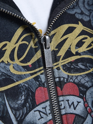 Veste de survêtement 'Storming New York' Ed Hardy en noir