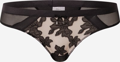 Hunkemöller String 'Ramona' en noir, Vue avec produit