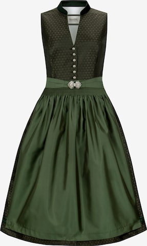 STOCKERPOINT Dirndl 'Lucille' in Grün: Vorderseite