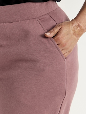 Cellbes of Sweden Wide leg Broek in Lila