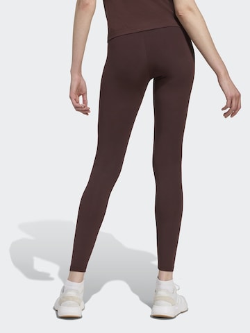 ADIDAS SPORTSWEAR Skinny Sportbroek 'Essentials' in Bruin