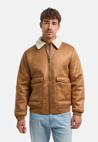 INDICODE JEANS Between-Season Jacket 'Westmont' in Beige: front