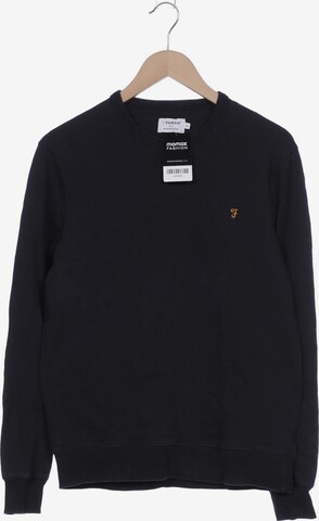 FARAH Sweatshirt & Zip-Up Hoodie in M in Blue: front