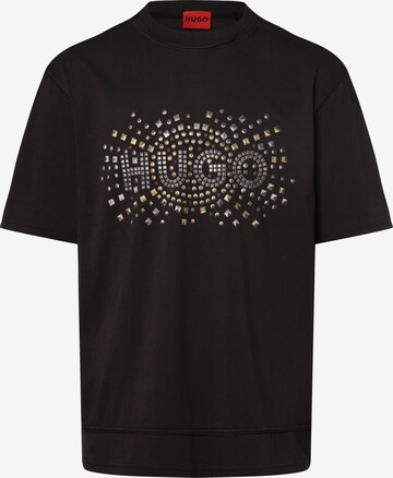 HUGO Shirt ' Dunic ' in Black: front