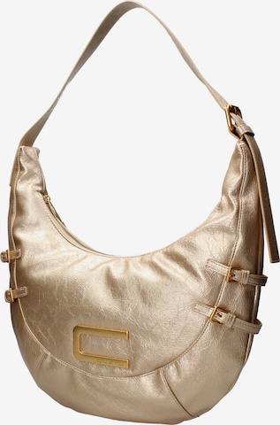 Borsa a spalla di Custo Barcelona in oro: frontale