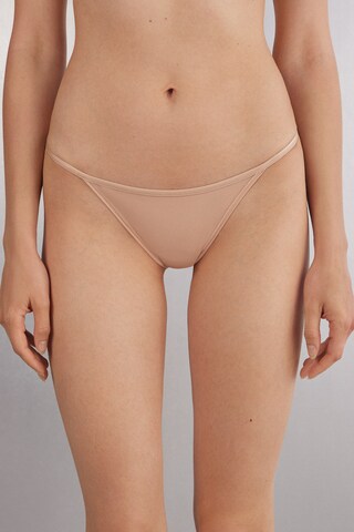 INTIMISSIMI Thong in Beige: front