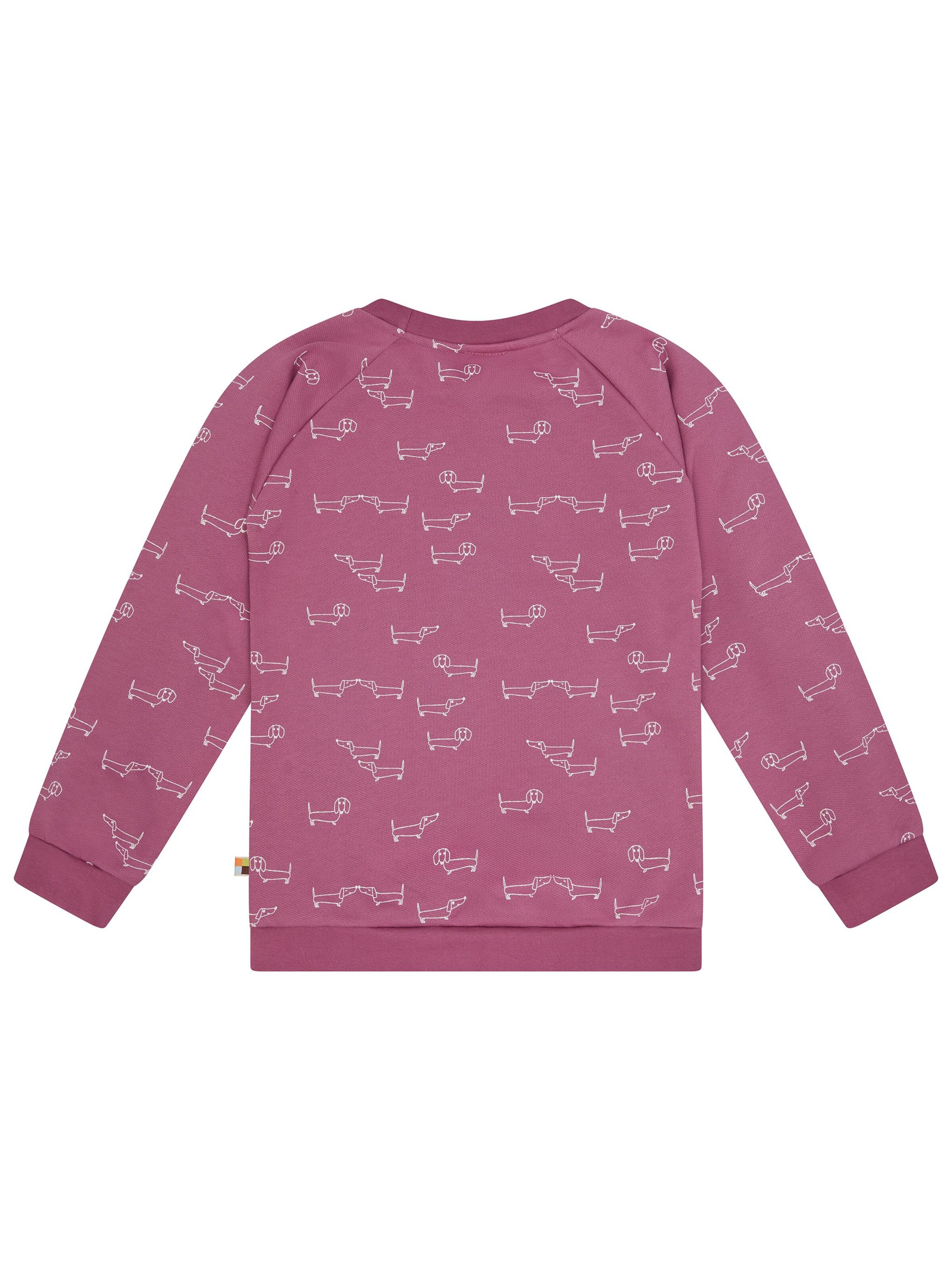 loud + proud Sweater 'Dackel' in Purple