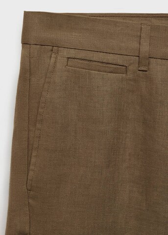 MANGO MAN Slimfit Shorts 'Carp' in Grün