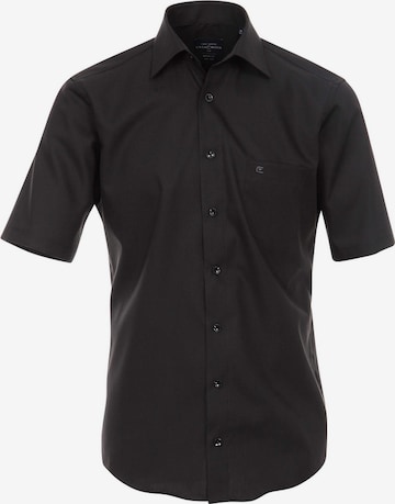 VENTI Regular fit Button Up Shirt in Black: front