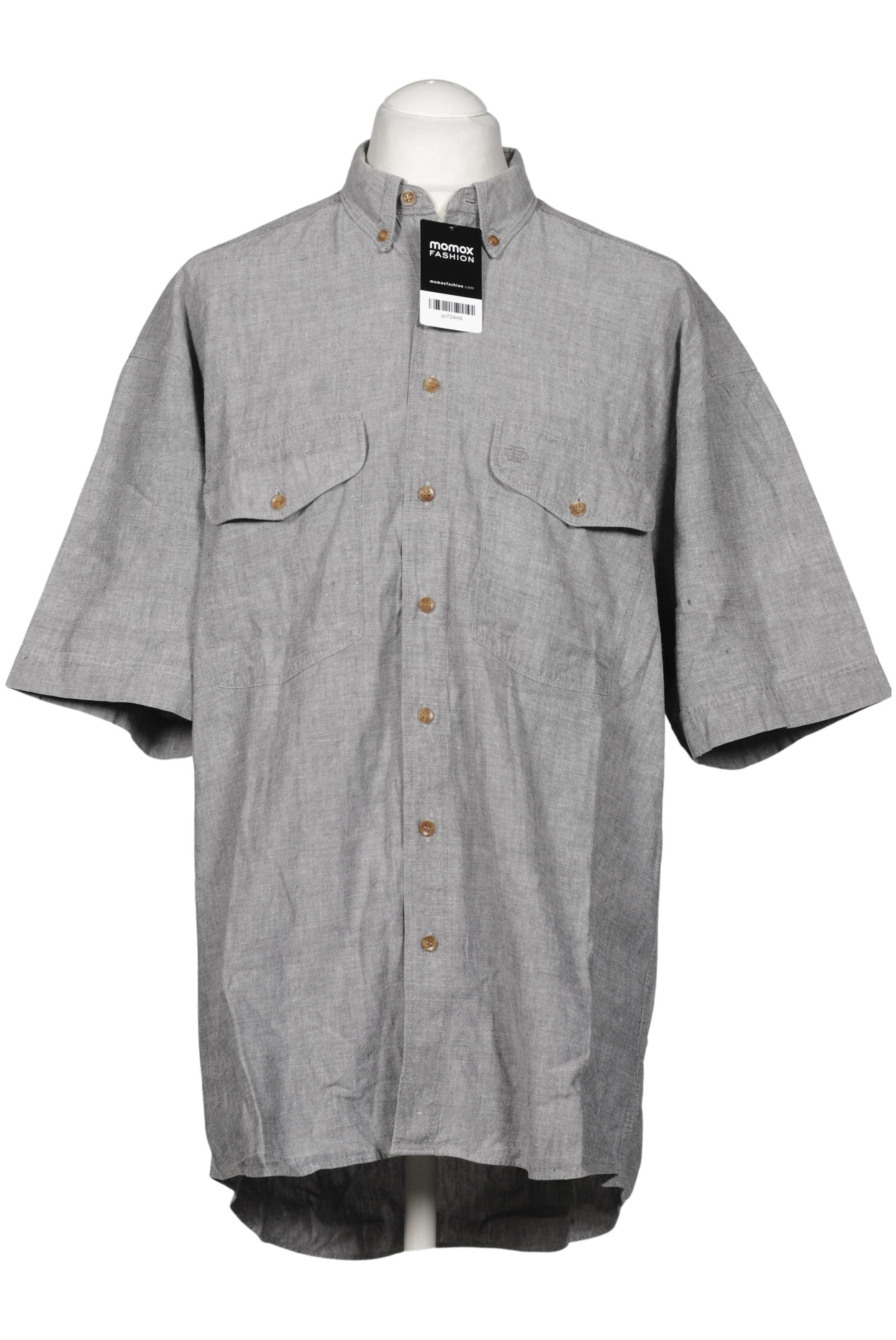 HECHTER PARIS Hemd XL in Grau: Vorderseite