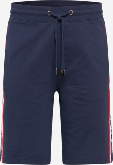 JOOP! Jeans Pantalon ' Shorty ' en bleu marine / rouge / blanc, Vue avec produit