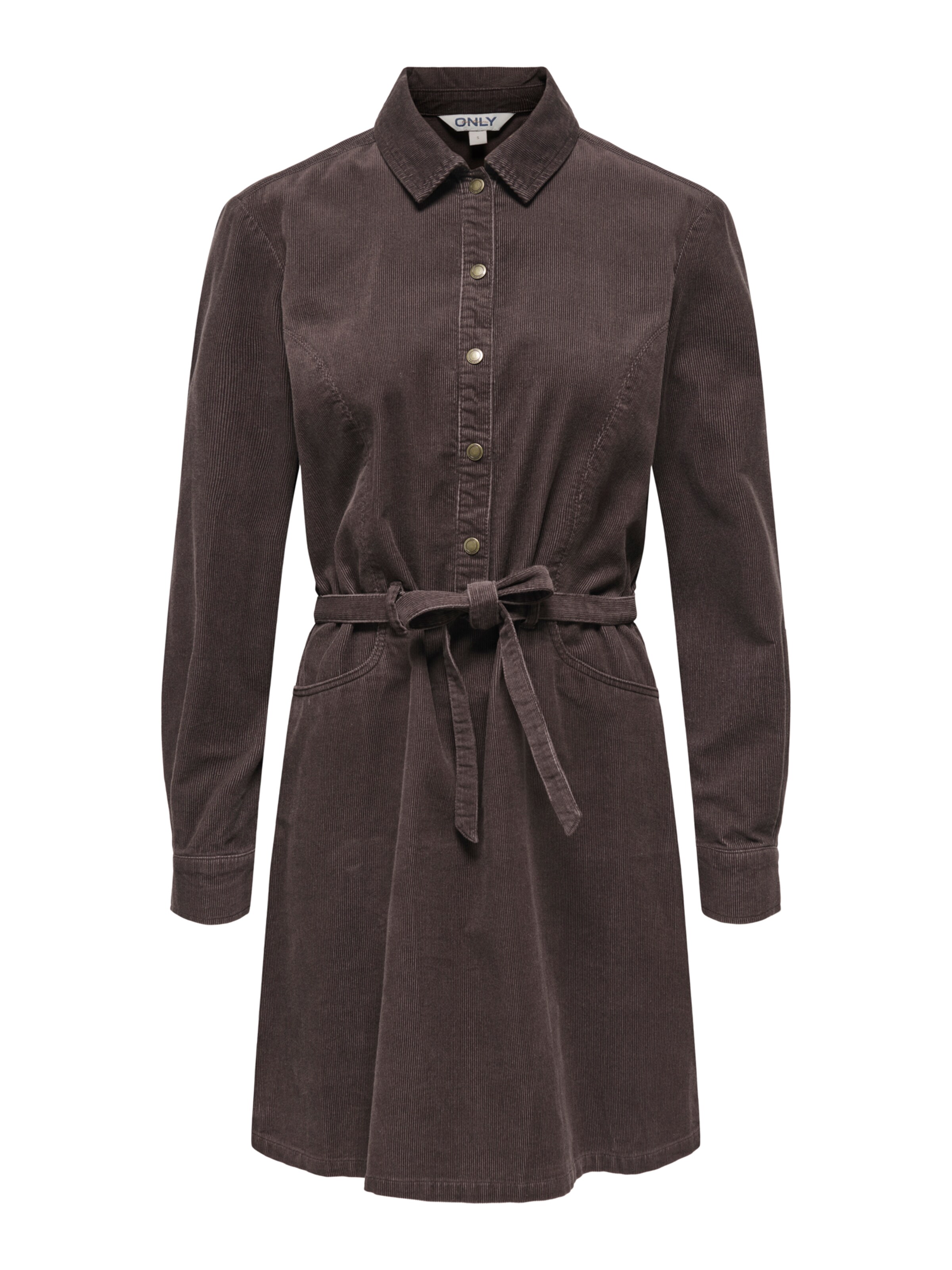ONLY Blousejurk 'ONLNESSA' in Bruin: voorkant
