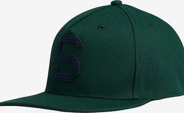 Superdry Cap ' B-Boy ' in Green: front