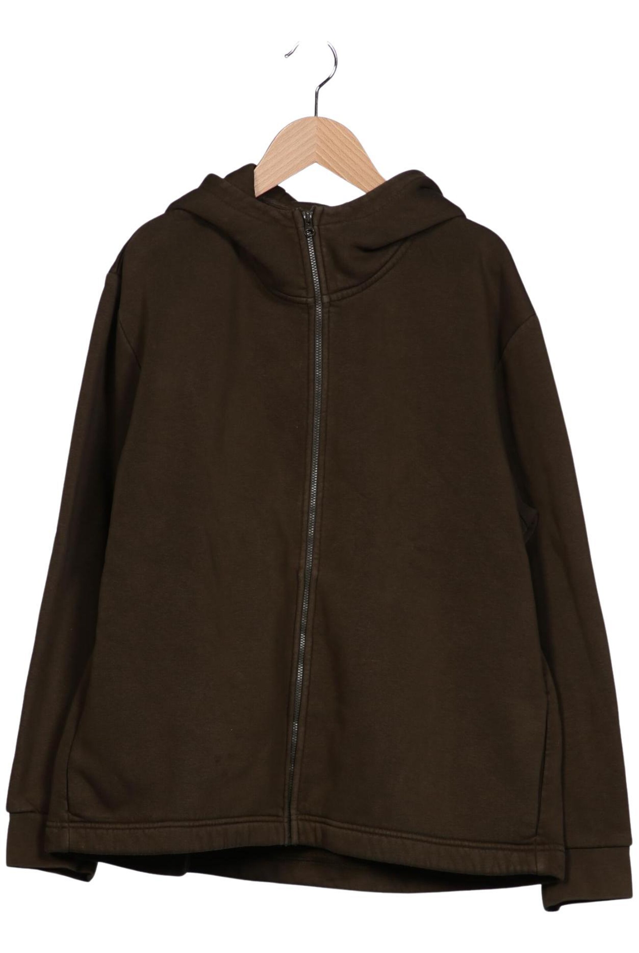 Casall Sweatshirt & Zip-Up Hoodie in L in Green: front