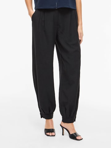 VILA Tønde Bukser 'VINuna' i sort: forside