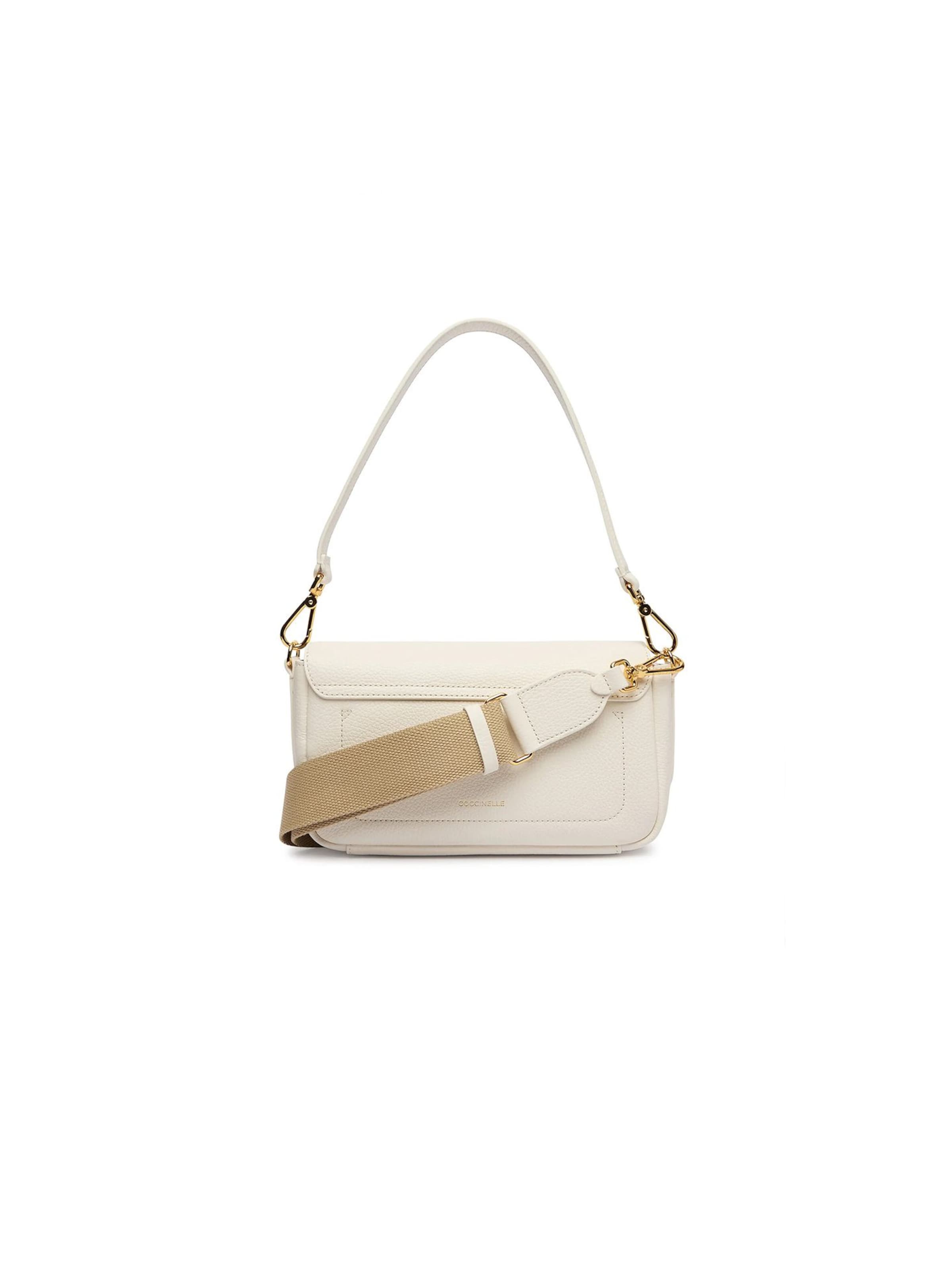 Coccinelle Handtas 'C-Me Lock' in Wit