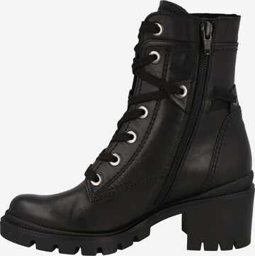 GABOR Lace-Up Ankle Boots in Black