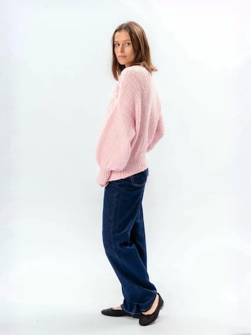 Pullover ' Emma Cable ' di TEESHOPPEN in rosa