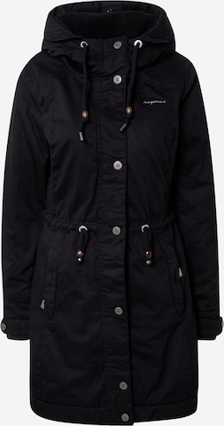 Ragwear Between-seasons parka 'AURORIE' in Black: front