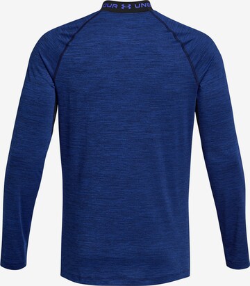 T-Shirt fonctionnel 'Twist Mock' UNDER ARMOUR en bleu