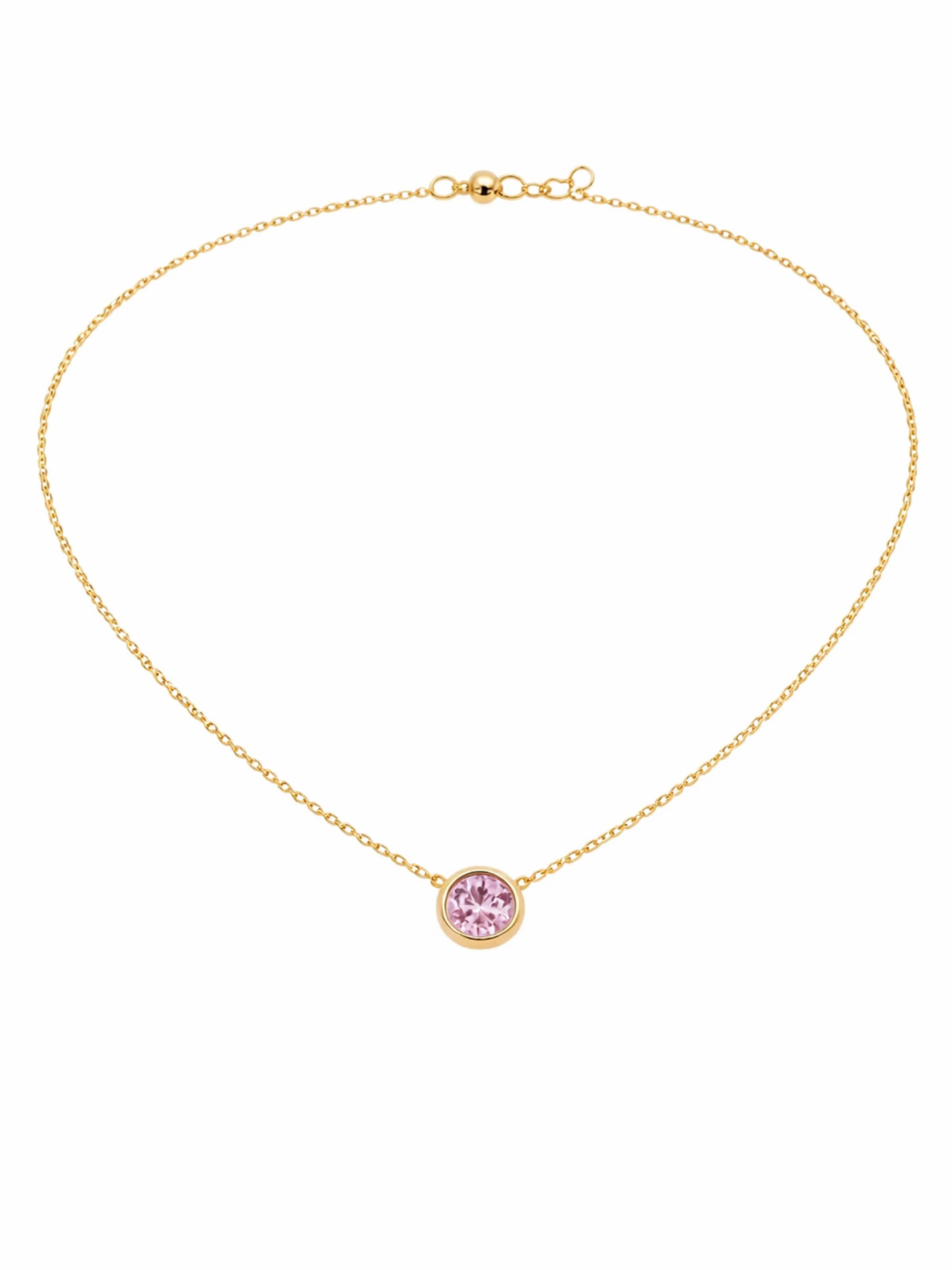 Pure Schmuck Necklace in Pink: front