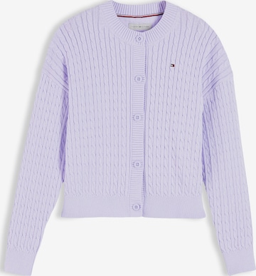 TOMMY HILFIGER Strickjacke in Lila: Vorderseite