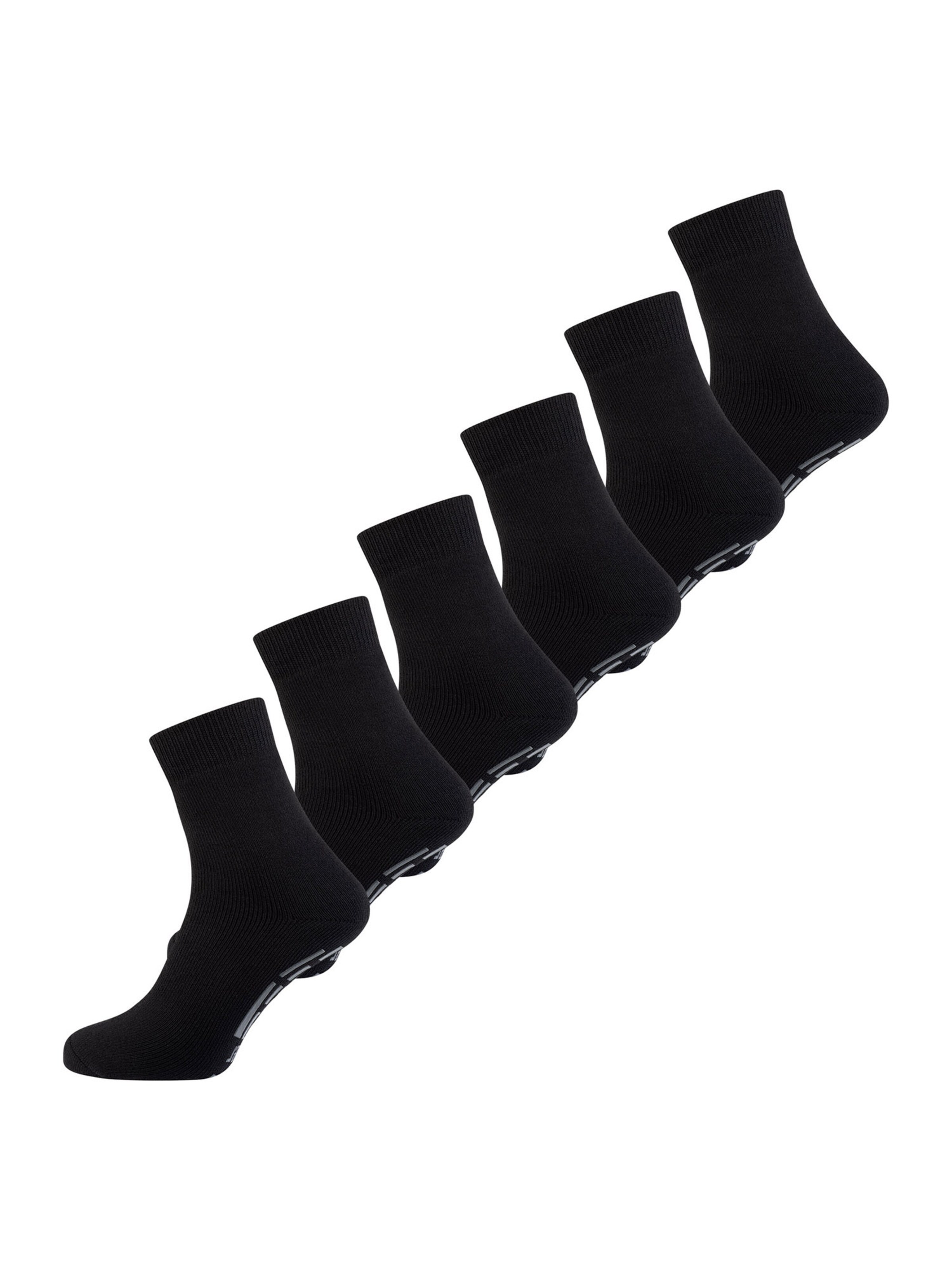 Nur Die Socks ' Stoppersocke Silikondruck ' in Black: front