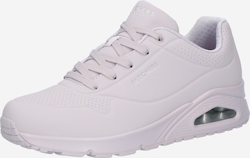 Baskets basses 'Uno Stand On Air' SKECHERS en violet : devant