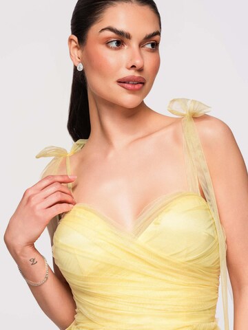 Ombre Kleid‌ in Gelb