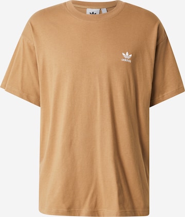 ADIDAS ORIGINALS Póló 'Trefoil Essentials' - barna: elől