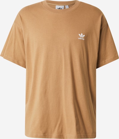ADIDAS ORIGINALS Majica 'Trefoil Essentials' u svijetlosmeđa / bijela, Pregled proizvoda