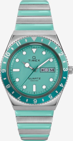 TIMEX Quartz Analog Watch ' Q Timex ' in Blau: Vorderseite