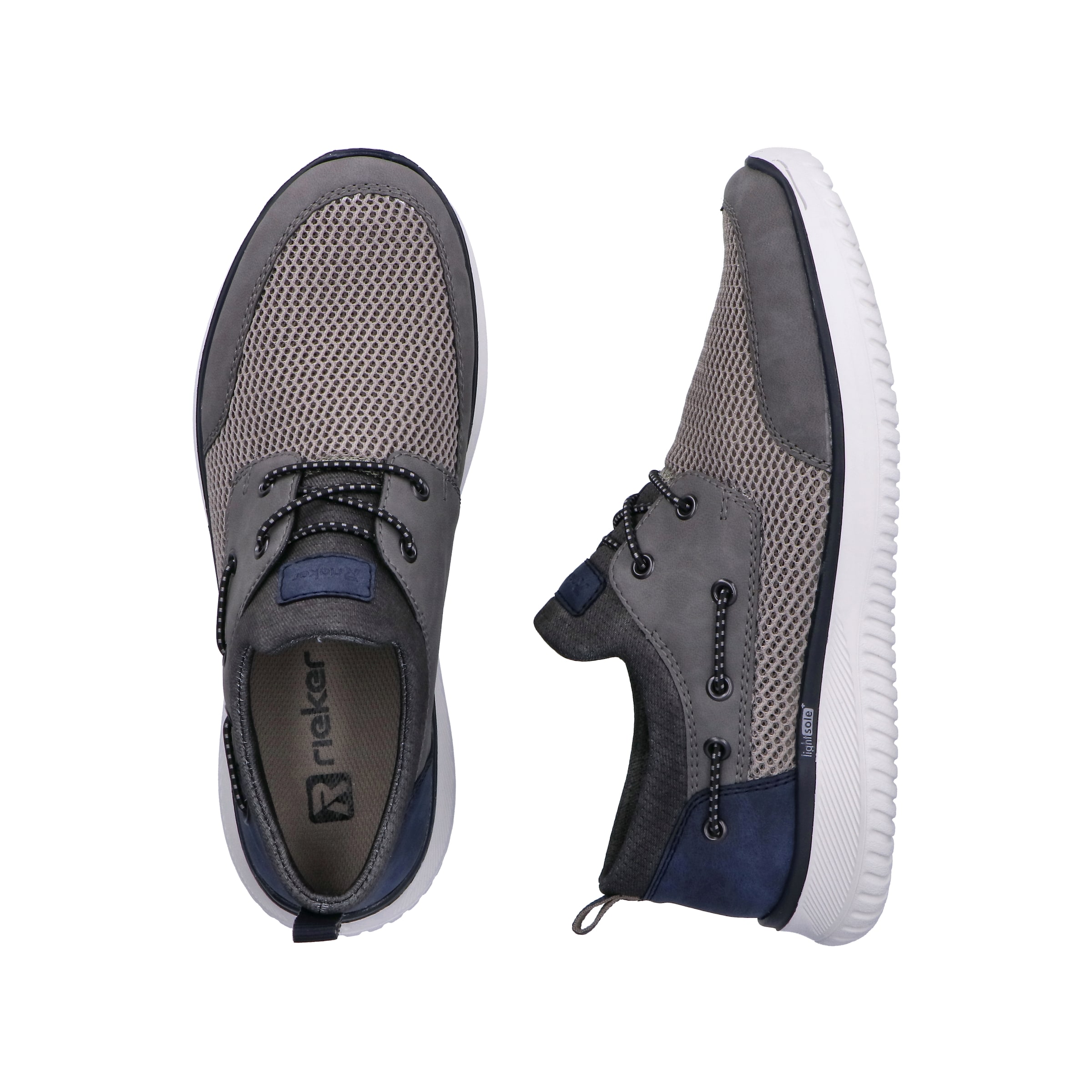 Chaussure basse Rieker en gris