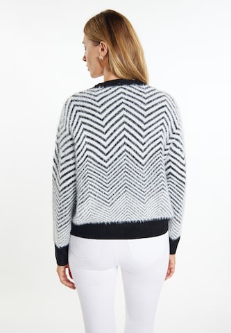 Cardigan 'Pryam' usha WHITE LABEL en noir