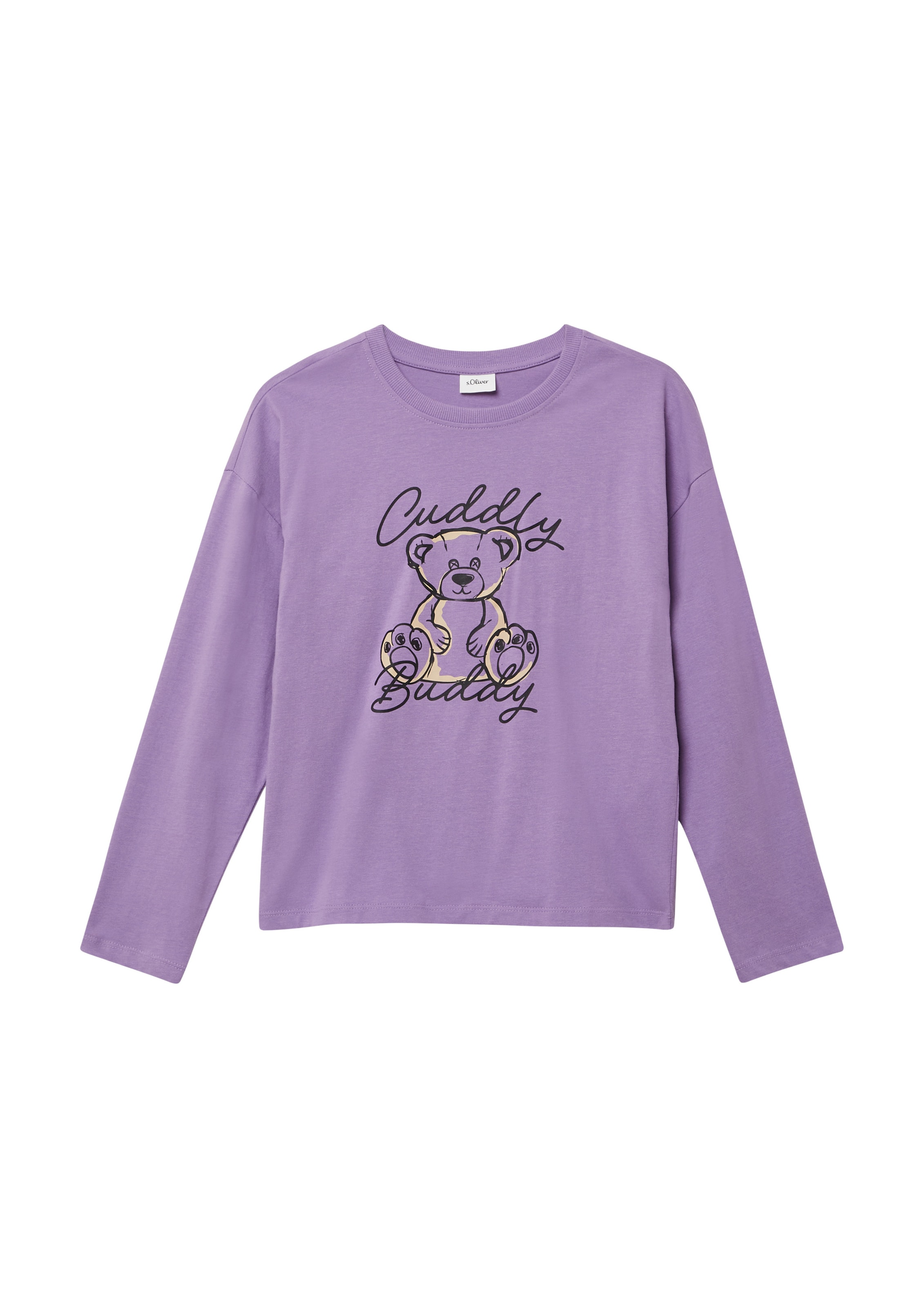 T-Shirt s.Oliver en violet : devant