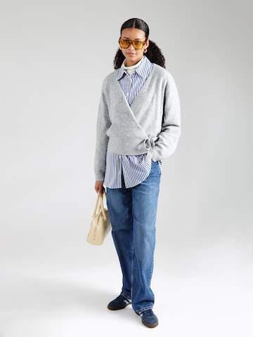 ABOUT YOU Knit Cardigan in Grey