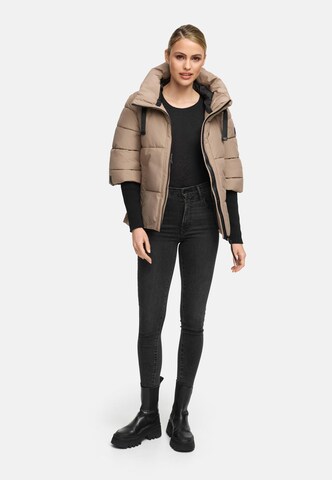 Veste d’hiver 'Lotusherz XIV' NAVAHOO en marron
