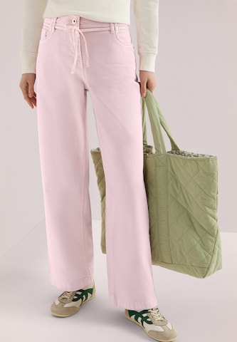 CECIL Wide Leg Jeans 'Neele' in Pink: Vorderseite