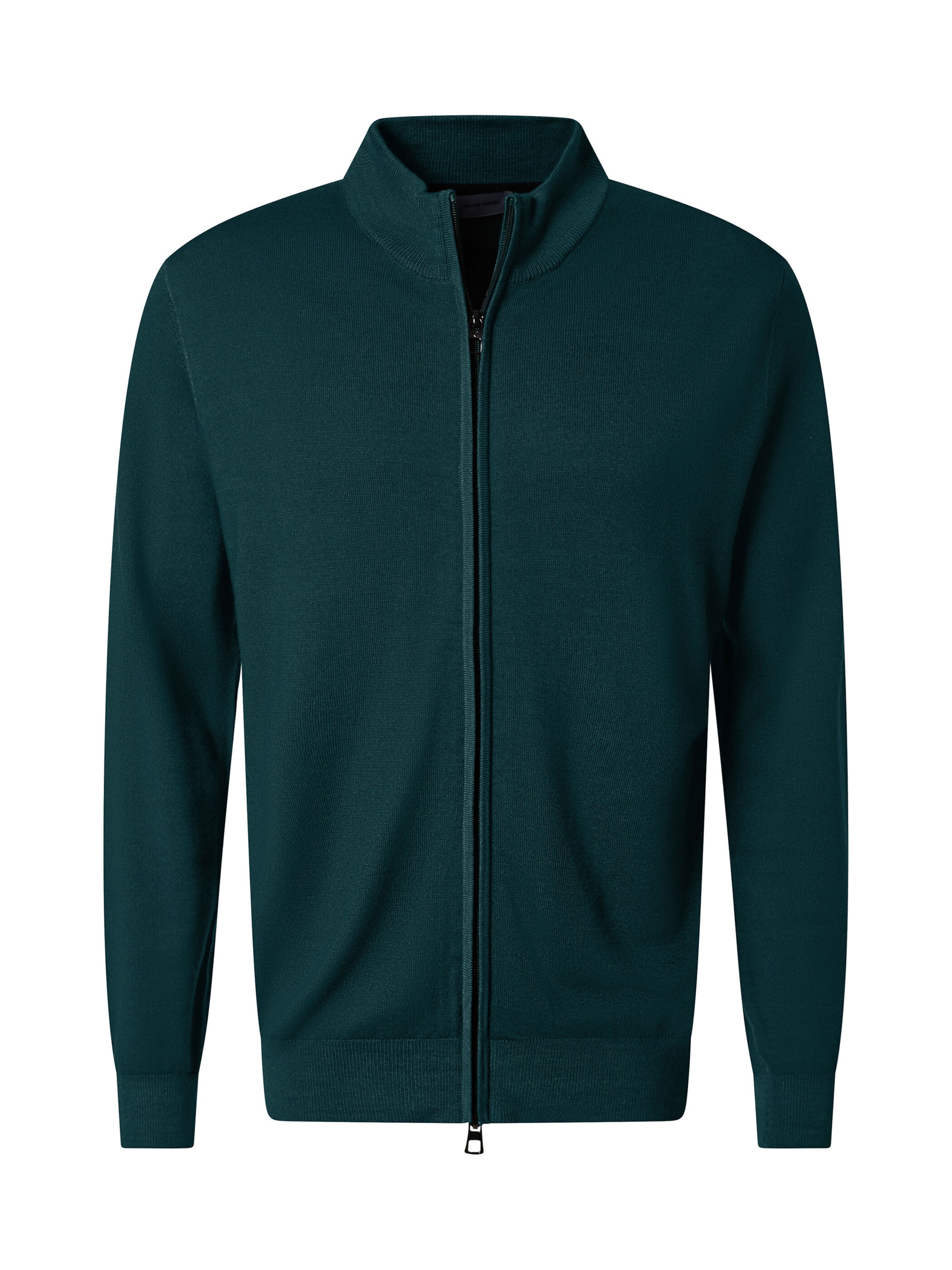 PIERRE CARDIN Knit Cardigan in Green: front