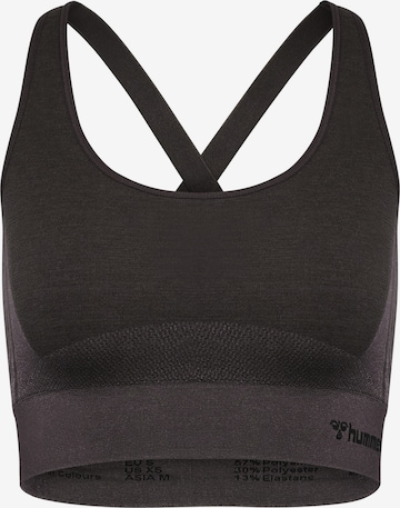 Haut de sport Hummel en marron : devant