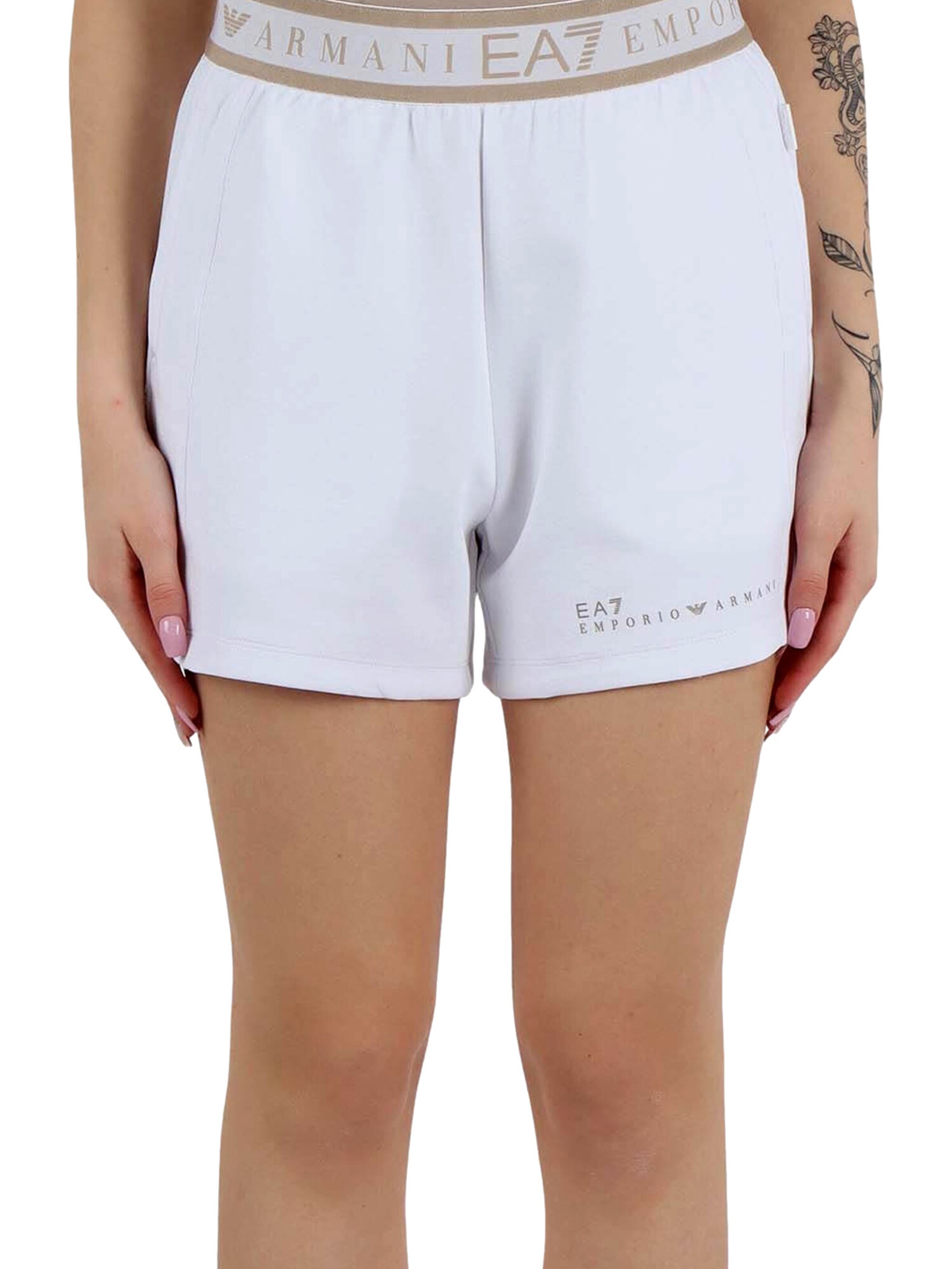 EA7 Emporio Armani Regular Trousers 'Dynamic Athlete' in White