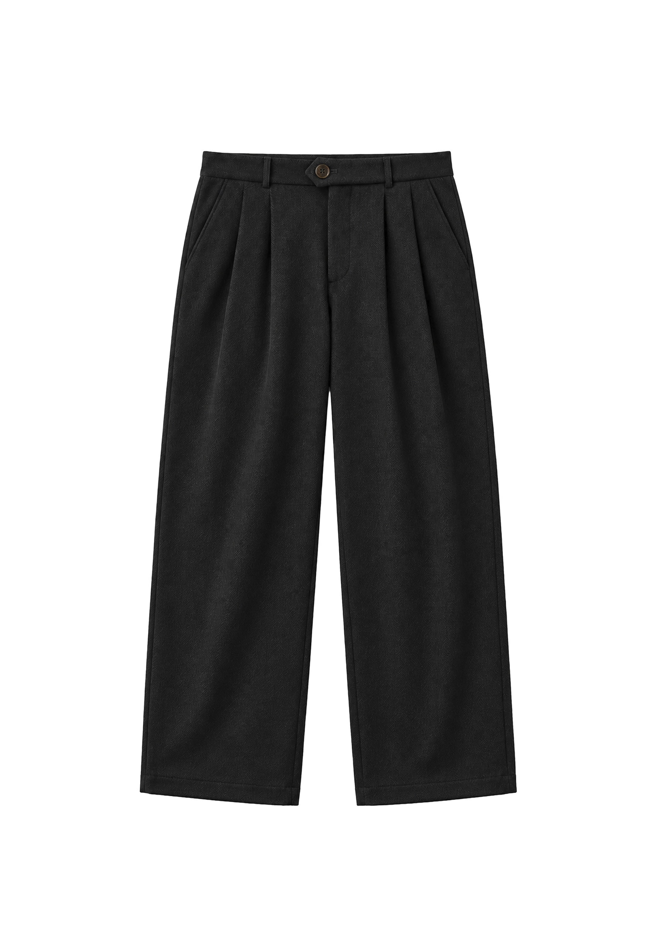 Pantalon à pince 'Powder' Prohibited en noir : devant