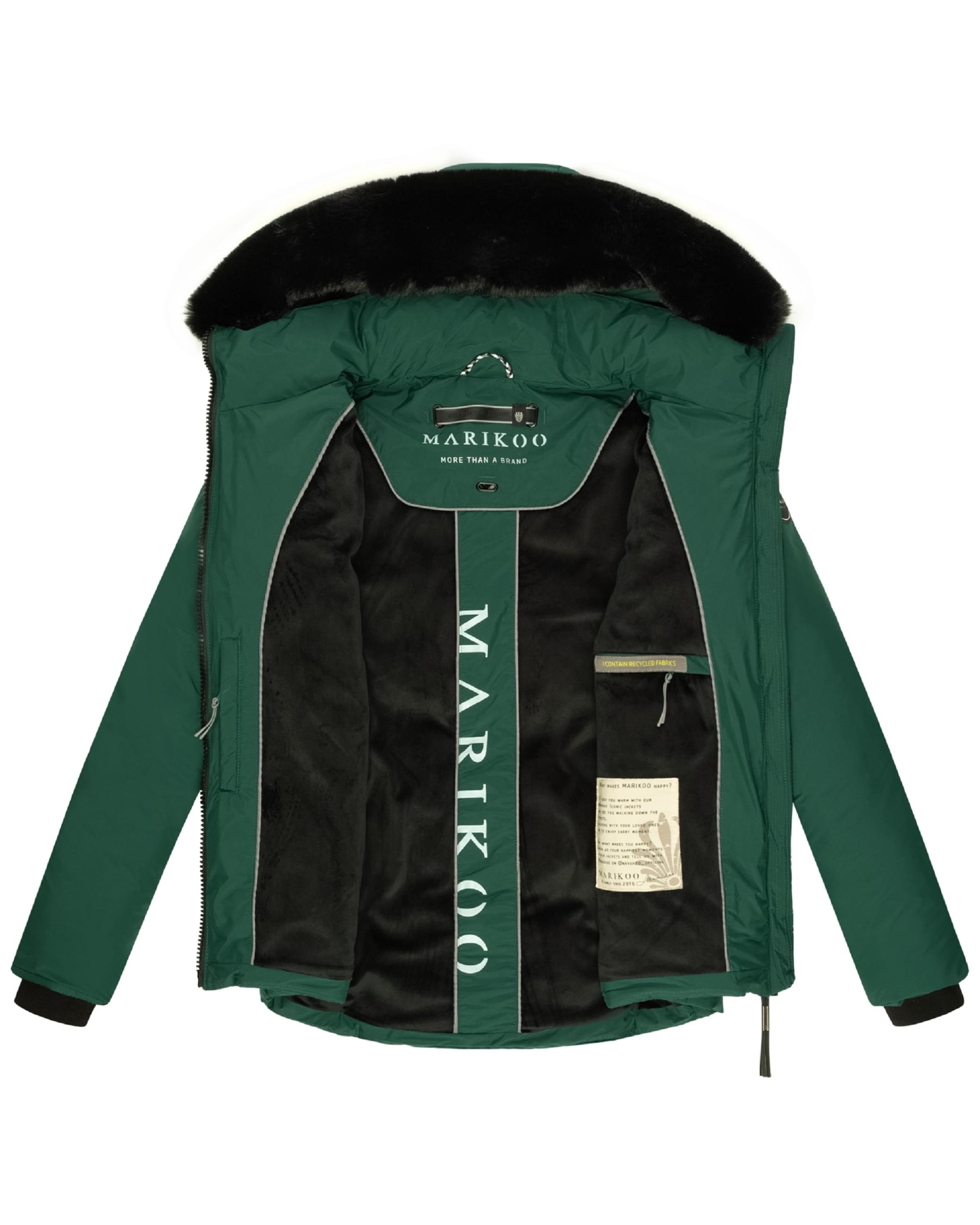 MARIKOO Winter jacket in Green