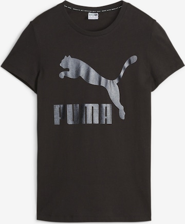 PUMA T-Shirt 'Classics' in Schwarz: predná strana