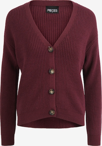 Cardigan 'Karie' PIECES en violet : devant