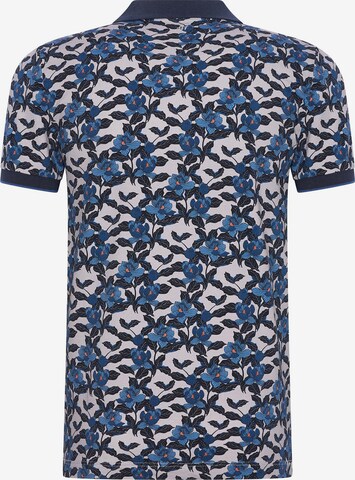4funkyflavours Shirt 'Get Into The Party Life' in Blau